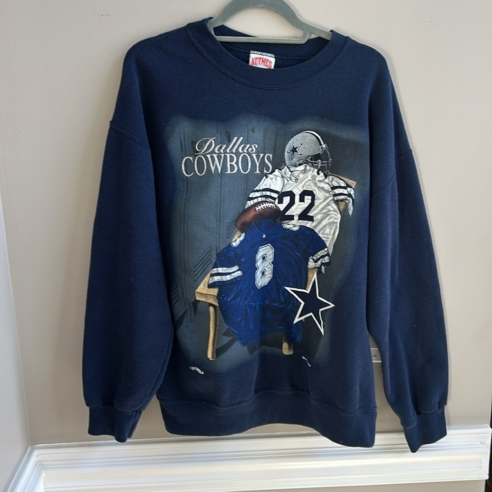 Dallas Cowboys Vintage 1994 Sweatshirt Troy Aikman Emmitt Smith